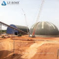 Galvanized Steel Space Frame Dome Roof Coal Yard Storage Shed